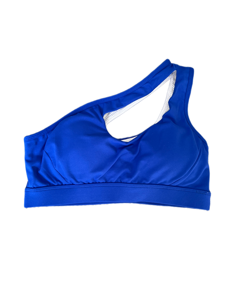 Royal blue one shoulder sportsbra